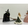 Image 3 : Wizard of Oz Figurines - Wicked Witch of the West - Lion in Cape - Glinda - Scarecrow with Dorothy