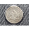 Image 5 : 1857 Seated Liberty Silver Quarter Dollar - 90% Silver