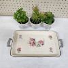 Image 7 : Home Decor Lot Featuring Ceramic Planters W/ Faux Plants & Decorative Over Safe Platter with Holding