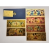 Image 6 : Novelty Collector's Set of Six Disney 24K Gold Foil Notes ft. Mickey Mouse and Friends 