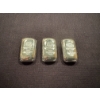 Image 1 : 3 - One Troy Ounce .9999 Fine Silver Germania Bars - Premium Bars Sealed In Plastic