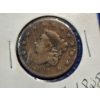 Image 2 : United States 1828 Matron Head Large Cent Large Narrow Date 
