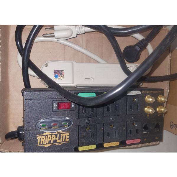 2 Pcs Electrical Surge Protectors As Shown