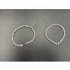 Image 1 : Sterling Silver Bracelets - 2 Gorgeous Bracelets - Italy - 7.5 & 8 inches  - 15.8 Grams 