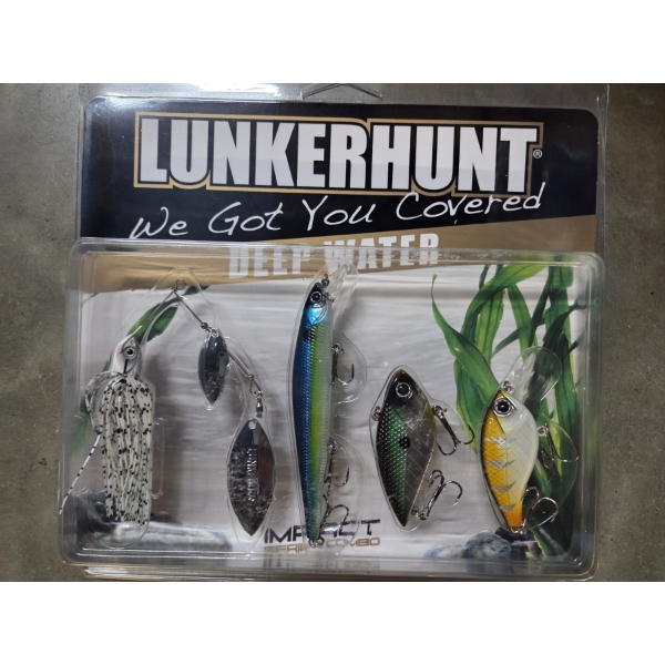 4 - Brand New Fishing Lures Lunkerhunt Deep Water Set - Incredible Set Of Great Lures