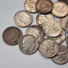 Image 2 : x20 Assorted Years United States 90% Silver Mercury & Barber Dimes - Face Value: $2.00
