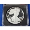 Image 3 : 2022-W NGC PF ULTRA CAMEO Silver Eagle FDOI 1oz Fine Silver - Mercanti Signed!