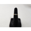 Image 5 : Small 10K Gold Ring with Blue Stone - Size 3 - Total Weight: 0.8g