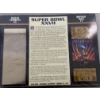 Image 1 : Authentic 1993 Super Bowl XXVII NFL Football Ticket & 24K Gold Plated Ticket - Mint Condition