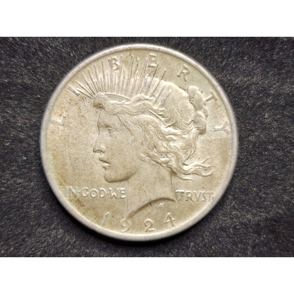 1924 United States Silver Peace Dollar