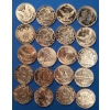 Image 9 : Tube Of (20) 1 ADVP Ounce .999 Fine Copper Rounds With Assorted Motifs 