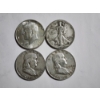 Image 1 : $2.00 Face Value in Franklin, Kennedy & Walking Liberty 90% Silver Half Dollars