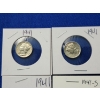 Image 2 : x7 Higher-Grade Silver Mercury Dimes 1941 & 1941-S FV: $0.70