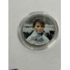 Image 1 : Melania Trump Half Dollar with Certificate of Authenticity - FV $0.50 - with Stand