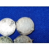 Image 3 : x4 Great Britain 3 Pence Silver Coins ASW: 0.0227 oz Each