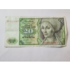 Image 1 : German 20 Deutsche Mark Banknote Foreign Currency Vintage West Germany Note