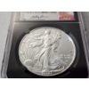Image 4 : 2021-W NGC Eagle Landing T-2 FDOI Burnished MS 70 1 oz Silver American Eagle- Signed