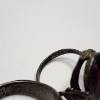 Image 5 : Two Sterling Silver Rings with Large Red/Deep Pink Gemstones - Total Weight: 14.5g