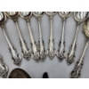 Image 11 : Beautiful Towle "El Grandee" 1964 Sterling Silver Flatware Set in Wooden Storage Box TW: 1964g