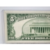 Image 6 : Excellent United States 1953 Five Dollar Silver Certificate Note in Great Condition! 