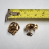 Image 5 : Nice 14K Gold Earring Set Weighing 3.5 Grams Total 