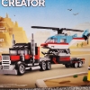 Image 6 : Lego Creator Flatbed Truck With Helicopter #31146 Building Kit ~ NEW IN BOX
