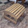 Image 2 : PICKUP IN CANTON -  VERY UNIQUE WOODEN FOOT REST - 18 X 17 X 13 T EXCELLENT CONDITION