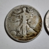 Image 2 : Two 90% Silver Walking Liberty Half Dollars ~ 1920  & 1944 Philadelphia Minted ~ $1.00 Face Value