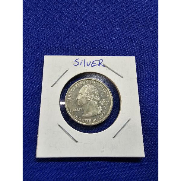 2004- S Silver Quarter, Michigan State Quarter