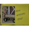 Image 2 : New! Western Express All Terrain Wagon, Wood Sides Rust Proof Ball Bearing Wheels Retails For $140