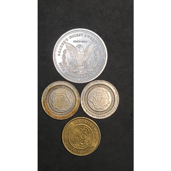 Assorted Tokens Featuring Casino Windsor Tokens