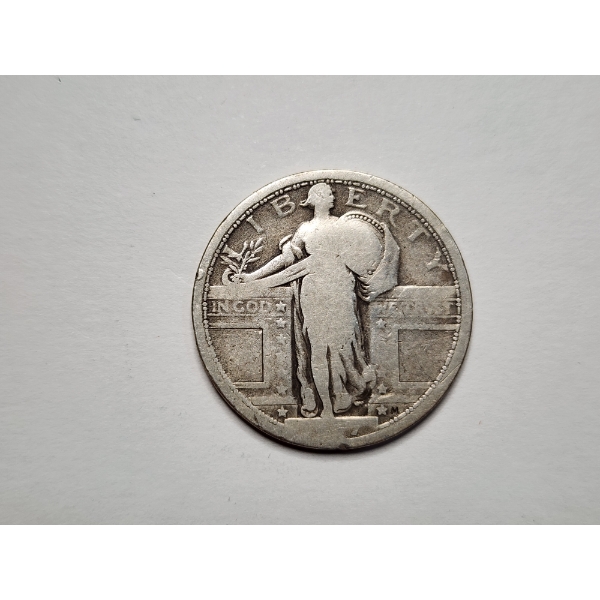United States 1917 Variety #1 Standing Liberty 90% Silver Quarter Dollar - EARLY STANDING LIBERTY! 