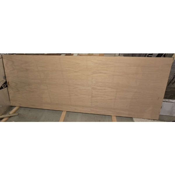 30x80 Unfinished Oak Hollow Core Door