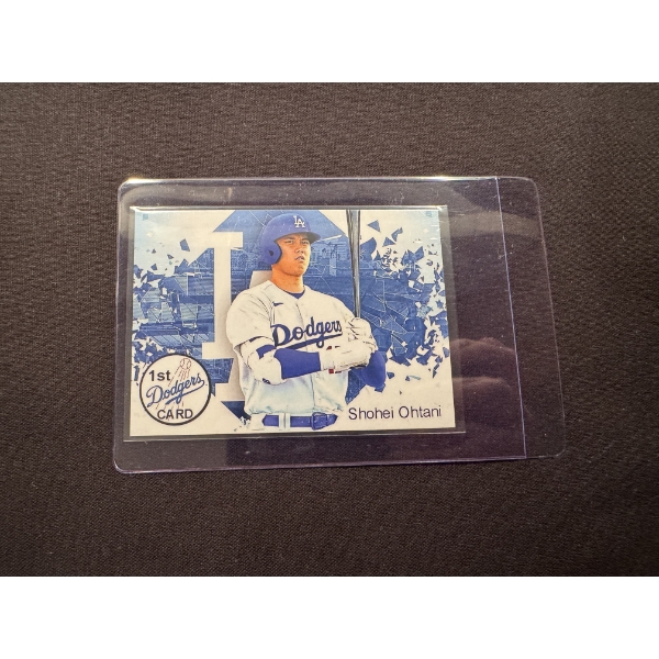 Shohei Ohtani Los Angeles Dodger First Card Limited Edition 681/1,000 - Mint Condition