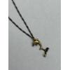 Image 1 : 10K Dolphin Necklace - Italy - 17 inches - 1.3 Grams