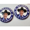 Image 4 : Collectible Boss Hogg & Sheriff Rosco P. Coltrane Dukes of Hazzard Signed Poster, Badges, & Pins