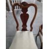 Image 7 : Exquisite Queen Anne Oval 68''x44''x30'' Solid Cherry Wood Dining Table & 6 39'' Chairs