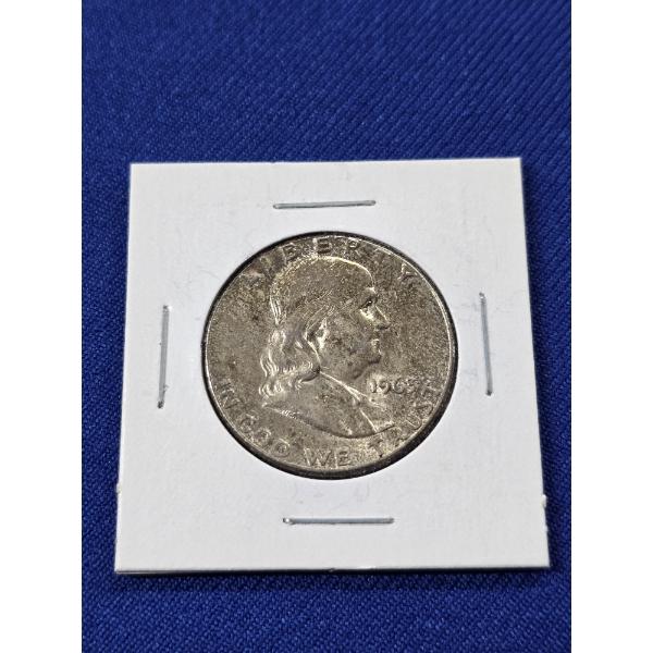 1963 Silver Franklin Half Dollar 