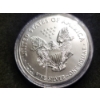 Image 3 : 1 Oz .999 Fine Silver 2018 American Eagle Round in Capsule Protector