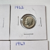 Image 5 : x11 Assorted Years United States 90% Silver Roosevelt Dime - Face Value: $1.10