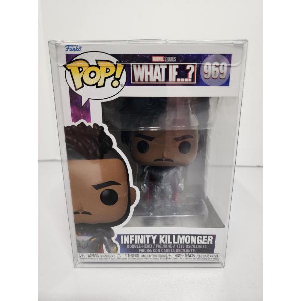 Infinity Killmonger What If..? Funko Pop #969 in Protector