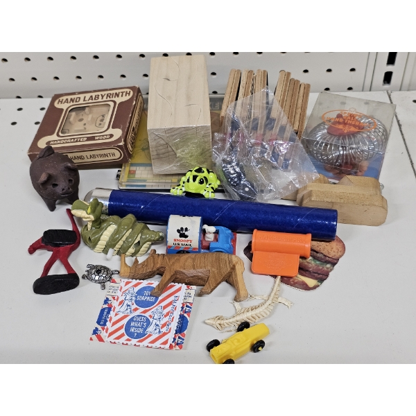 Large Lot of Assorted Toys and Knick-Knacks