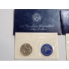 Image 5 : (3) Uncirculated Eisenhower "Blue Pack" Silver Dollars Years: 1974, 1971, 1972