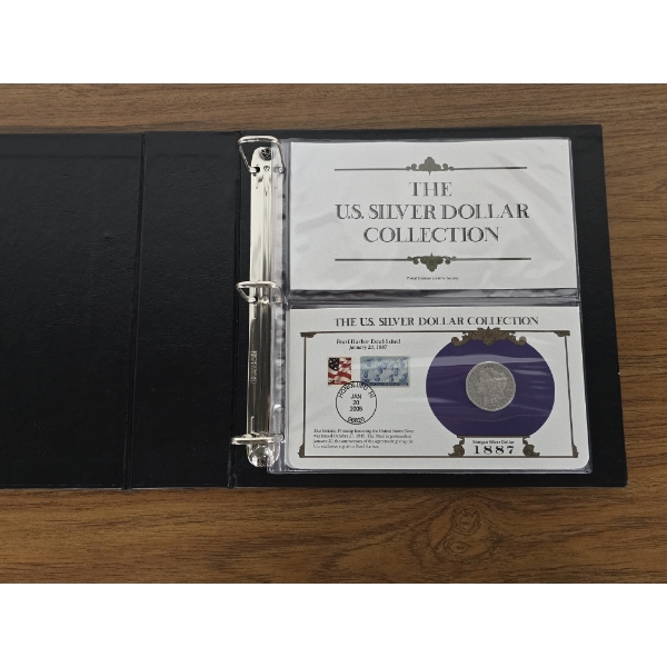 The U.S. Silver Dollar Collection Album - Including 1887 & 1900 Morgan Silver Dollars