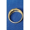 Image 4 : 14K Gold Men's Vintage Channel Baguette Retro Ring - Size 10 - Weight: 6.7g