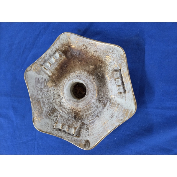 Vintage Royal Haeger Gold Tweed 11''x12'' Ashtray