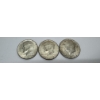 Image 2 : United States 40% Kennedy Half Dollars- Featuring the years 1969 x2 and 1967- Beautiful Condition 