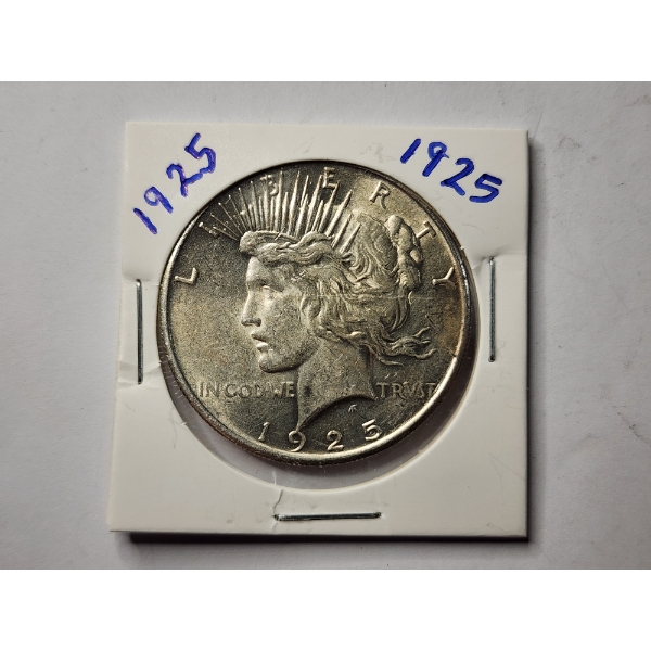 Excellent Condition 1925 United States 90% Silver Peace Dollar ~ HIGH GRADE COIN!