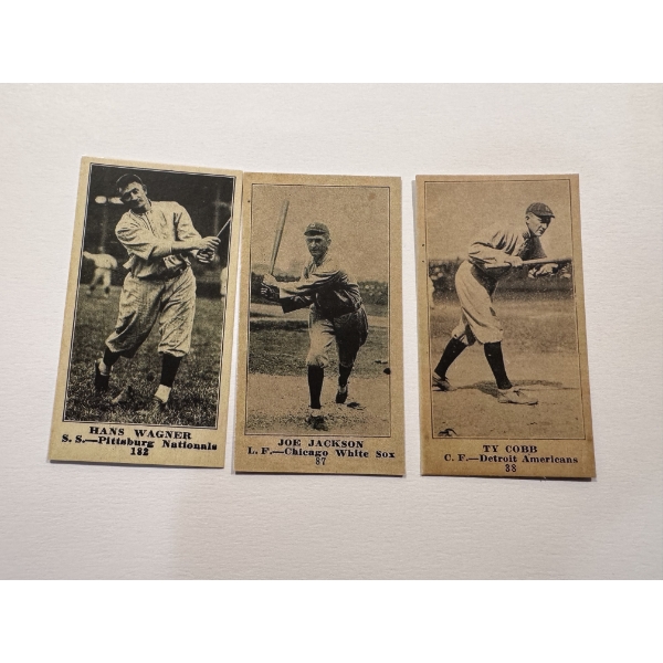 Wagner, Cobb & Shoeless Joe Archive Classics Baseball Cards - 3 Card Lot