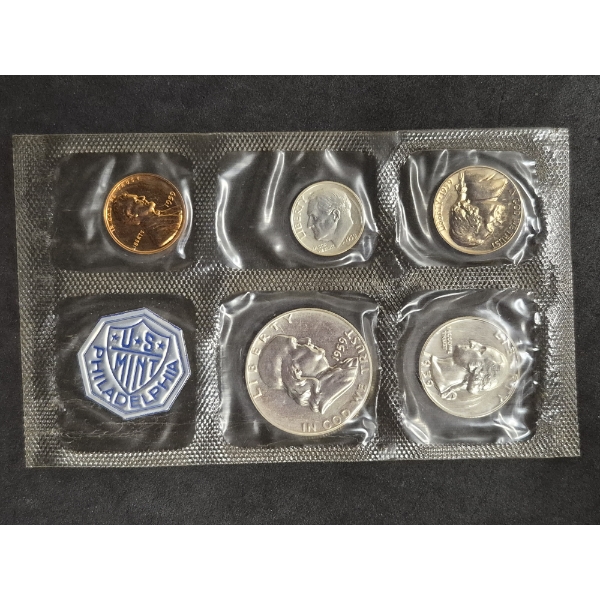 U.S. 90% SILVER COINS - RARE 1959 P  FRANKLIN PROOF SET IN US MINT SEALED PKG  $.85 FACE VALUE